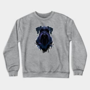 Giant Schnauzer Minimal Stencil Artwork Crewneck Sweatshirt